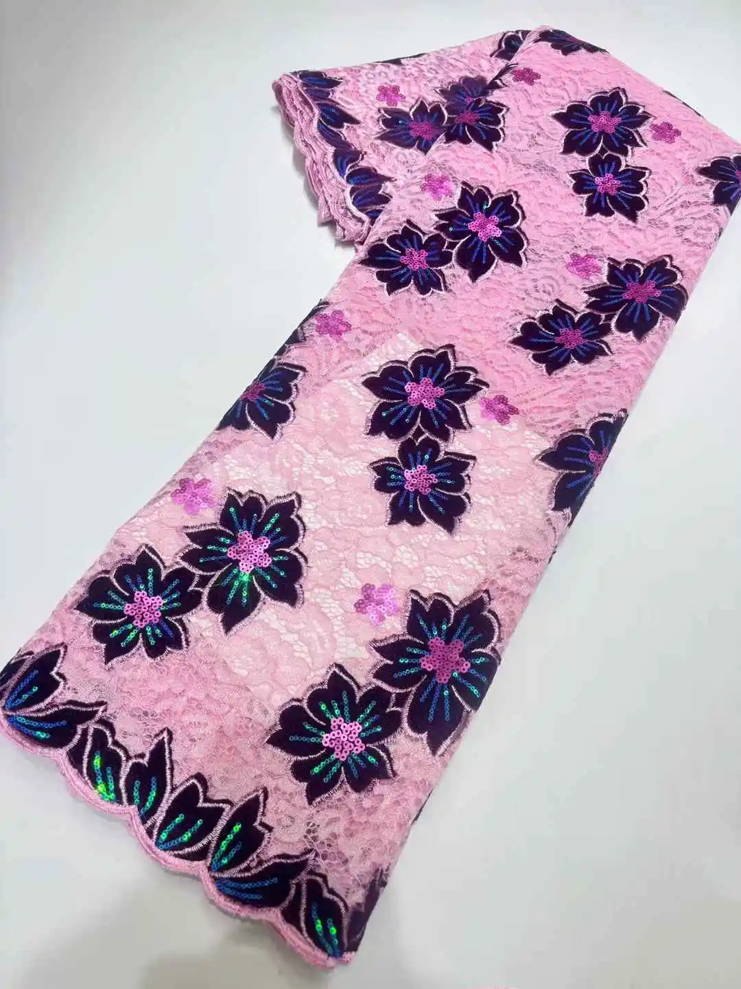 أفريقيا النيجيري مطرز الفرنسية شبكة الدانتيل مع الترتر جودة عالية 2025 التطريز الدانتيل الترتر الدانتيل لفساتين الزفاف النساء