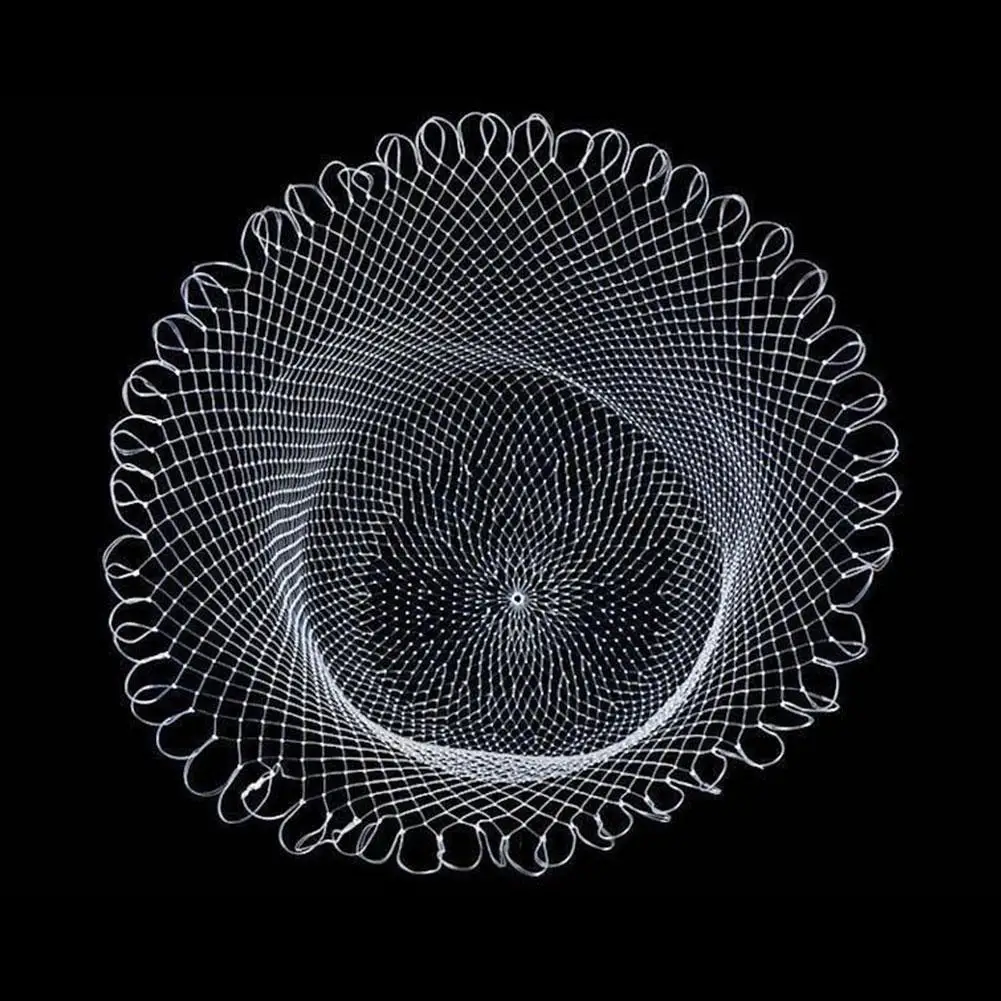 في الهواء الطلق 40/50/60/70/80 سنتيمتر خط مزدوج مضفر شبكة الصيد شبكة أرضية الصيد شبكة ثقب ل باس سمك السلمون المرقط الصيد إغراء اكسسوارات