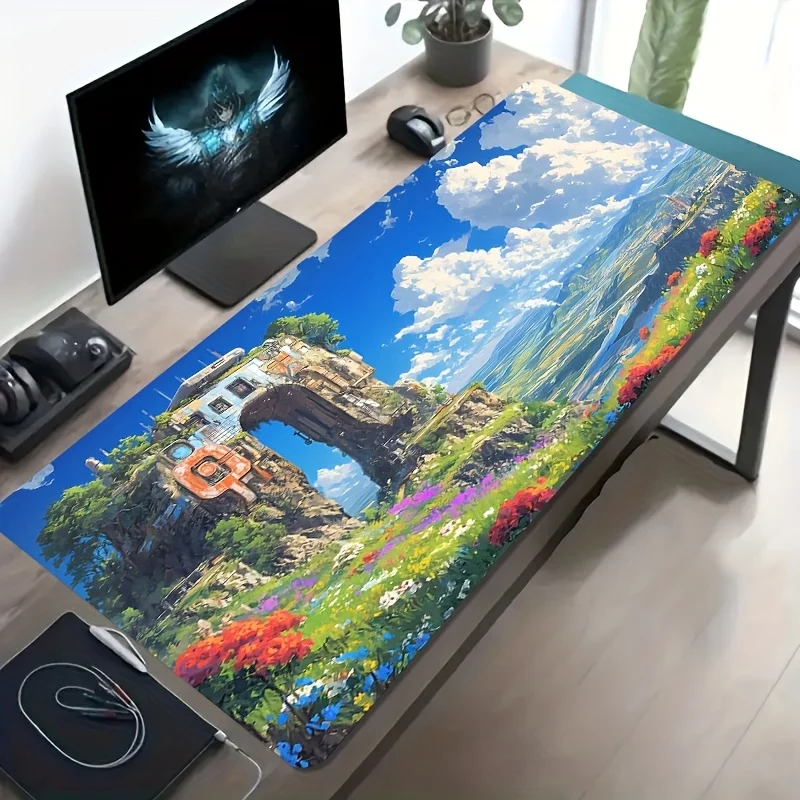 

Тканевый коврик для мыши стандартного размера, подходит для всех типов мышей, настольных компьютеров и ноутбуков.