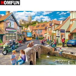 HOMFUN 5D DIY Diamond Painting Full Square/Round Drill