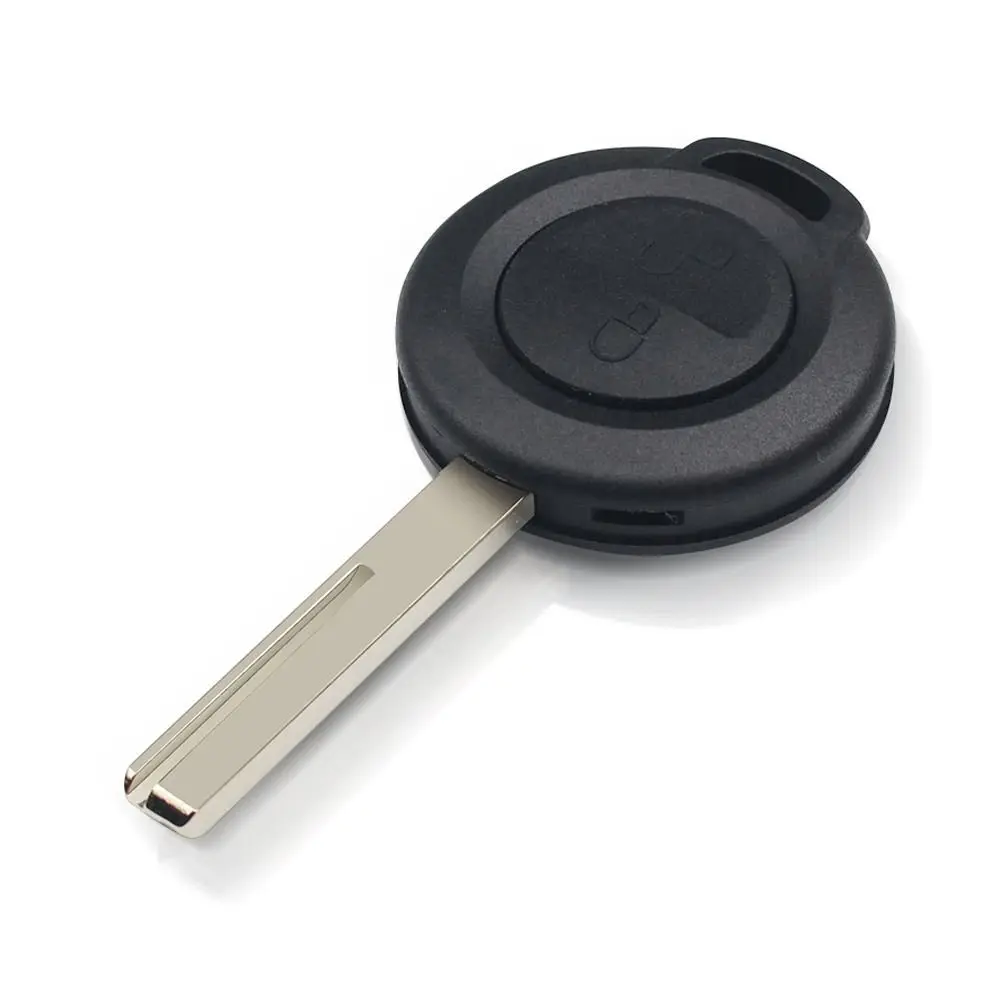 2 ปุ่มกุญแจรถ SHELL ตรง ABS ฝาครอบกุญแจรถ FOB Uncut Blade สําหรับ MITSUBISHI Colt Warior Carisma Spacestar