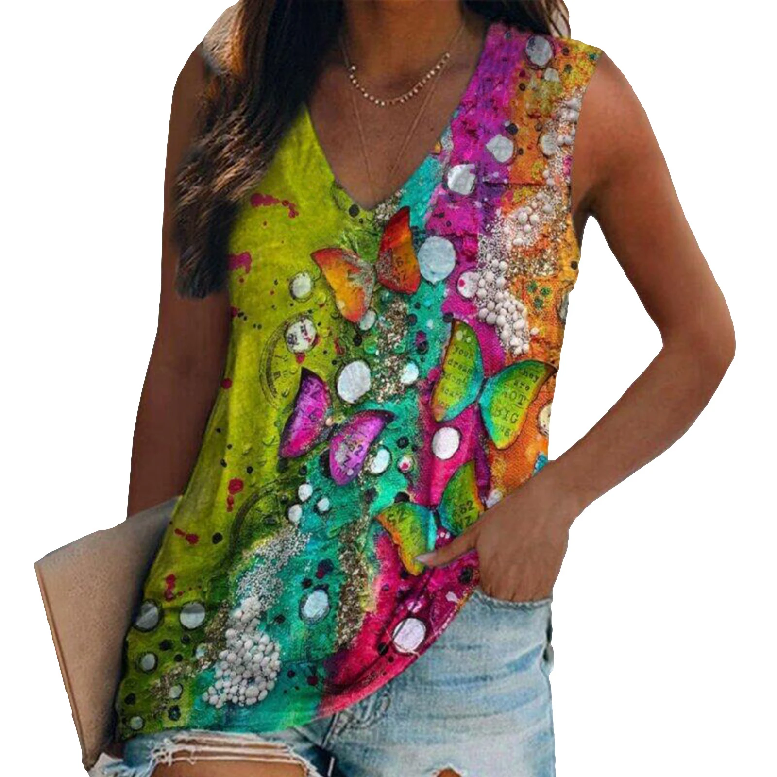 Ethnic Style Colorful Butterfl - đánh giá và giá Y2K Ethnic Fashion