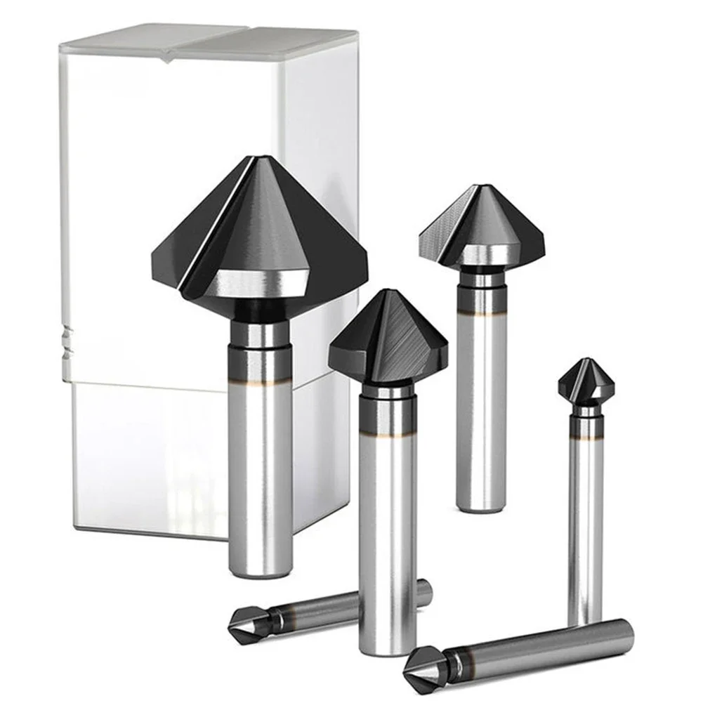 Cortador de chanfro para usinagem, Materiais macios, Materiais finos, Liso e redondo, 90 graus