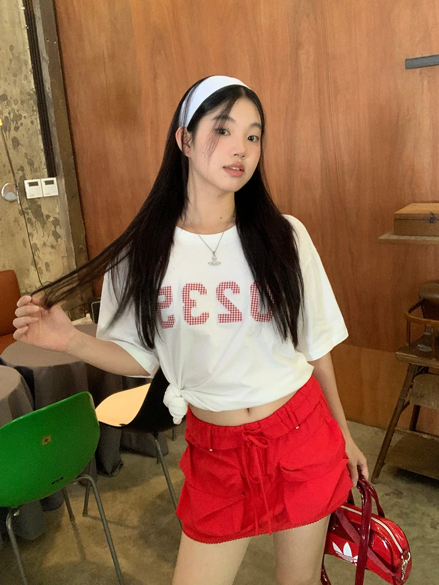 レッド A ライン ミニスカート レディース 初秋の新スタイル超人気ボディコンスカート ハイウエストスカート パンツ ショートスカート