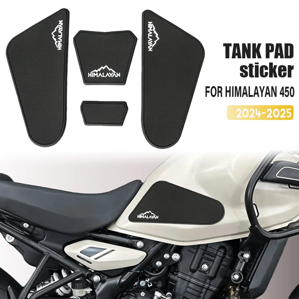 Para Royal Enfield Himalayan 450 2024-2025, alfombrilla para depósito de motocicleta, alfombrilla antideslizante para tanque, pegatina protectora, pegatina lateral, alfombrilla para tanque de remolque