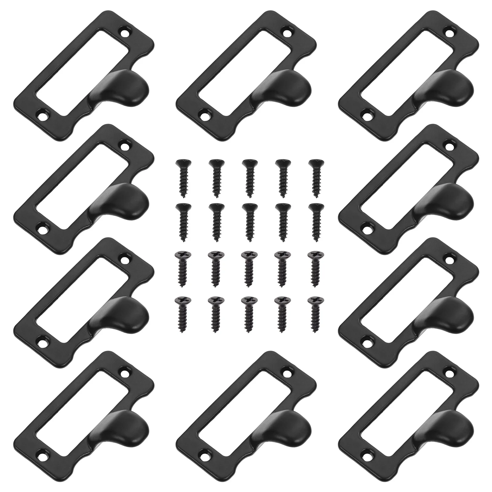 

10Pcs Cabinet Pull Handle Long Service Life Retro Furniture Accessories Label Pull Handle Drawer Handles