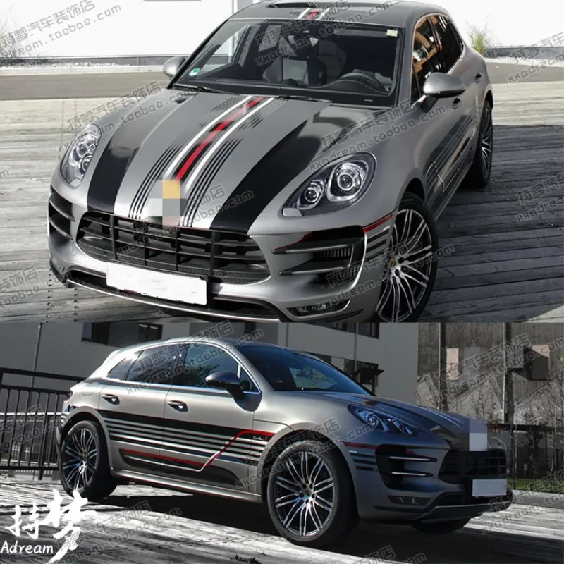 

New car sticker car film vinyl car decal FOR Porsche Cayenne Macan full body custom fashion decoration modification accessories