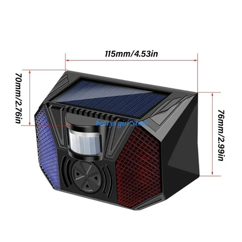 C7AB Zasilane energią słoneczną systemy alarmowych dla bezpieczeństwa w gospodarstwie domowym na zewnątrz