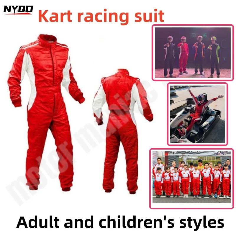 2024 New Lightweight and Breathable Motorcycle Jacket Waterproof Quick Dry Go-kart Suits ATV Outdoor Integrated Racing Suit