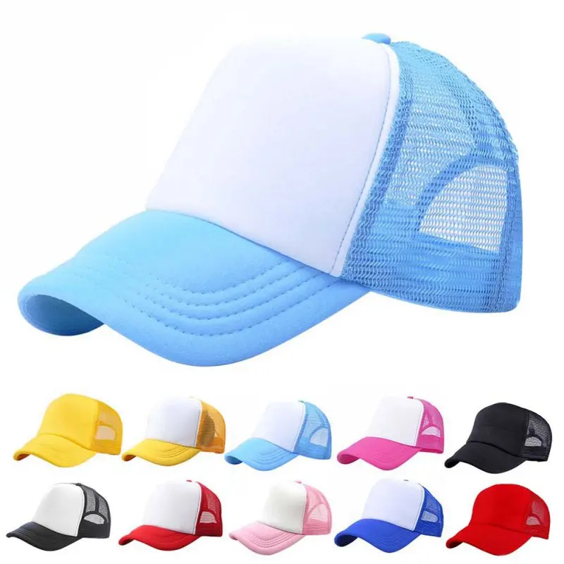 Baseball Cap For 2-7Y Kids Baby Girl Boy Spring Summer Visors Cap Adjustable Sport Hat Children Outdoor Sun Hat Casual Mesh Caps