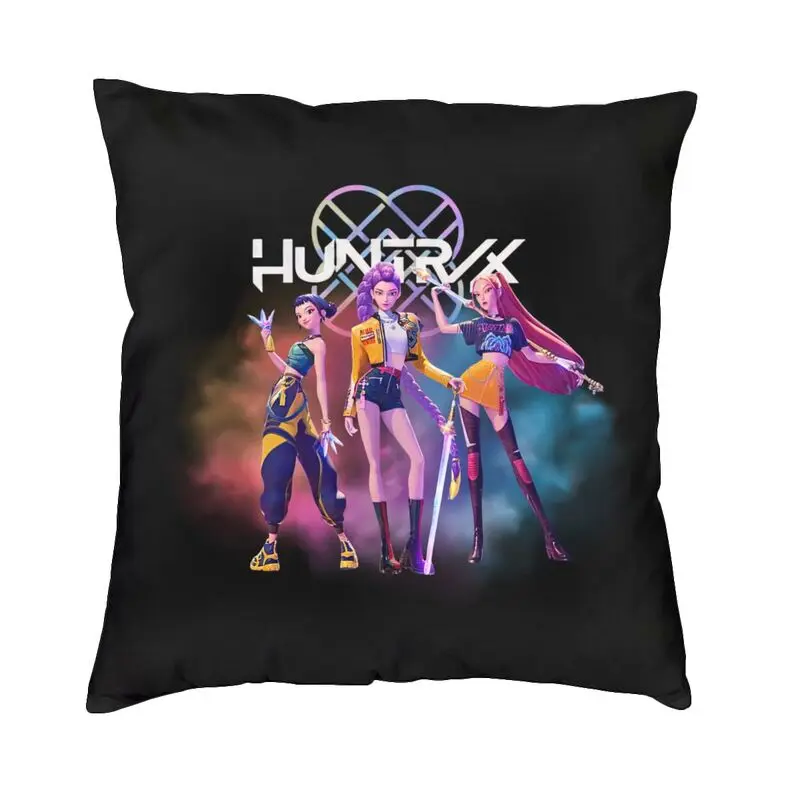 

Kpop Demon Hunter Huntrix Girls Чехлы для подушек Диван Домашняя декоративная квадратная наволочка 45x45