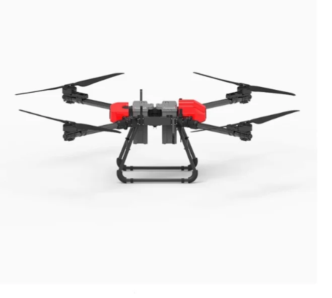 SY-40 Large transport drone with a load capacity of 40 kg for power line transport and mounting equipment for fire fighting