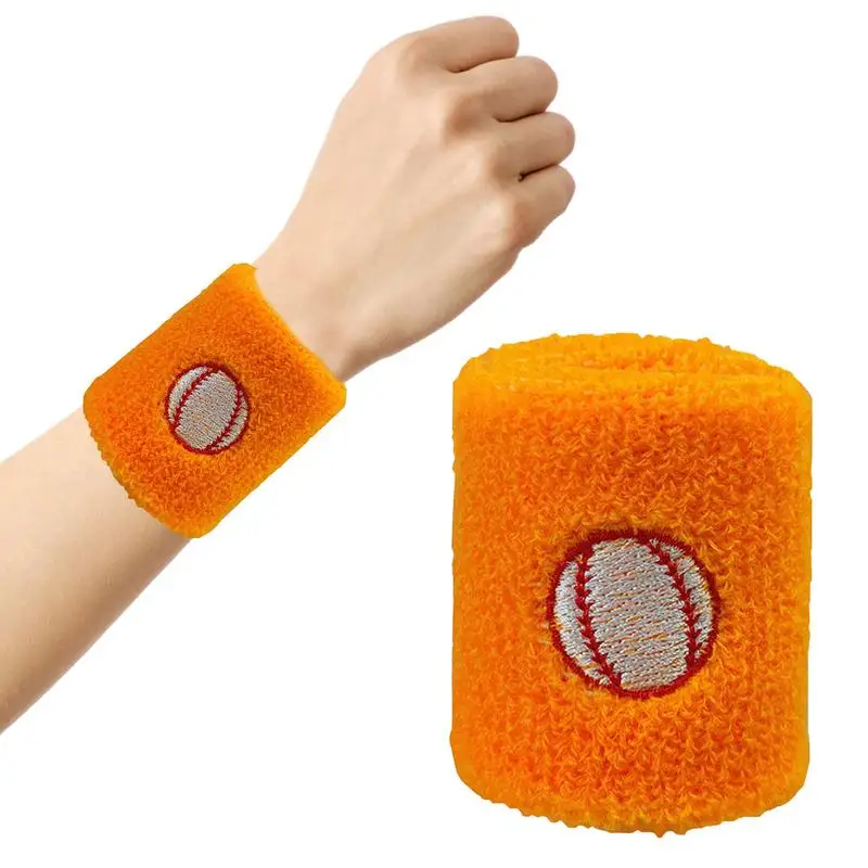 Kids Sports Wristbands Children Wrist Sweatbands Sweatbands Accessories for Basketball Baseball Football Soccer Running