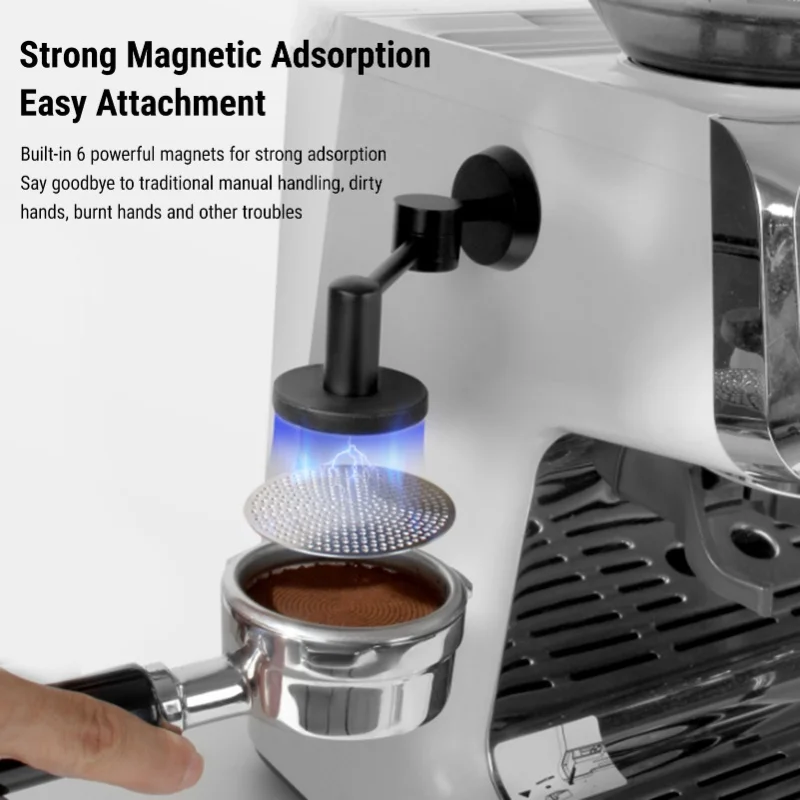 Magnetic Puck Screen Stand Magnetic Coffee Filter Rack Bracket Italian Coffee Machine Accessory Aluminum Alloy