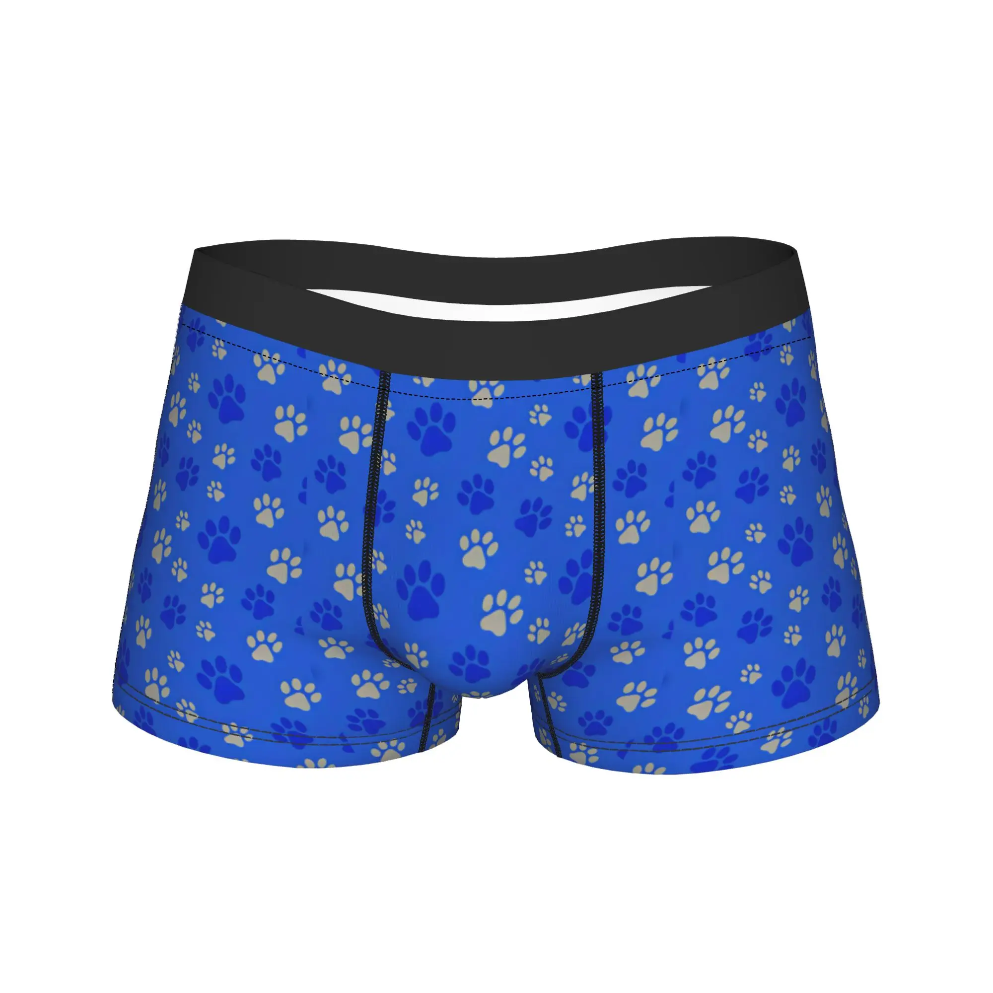 

Dog Paw Underwear Comfortable Underpants Printing Shorts Briefs For Male Pouch Oversize Boxer Shorts