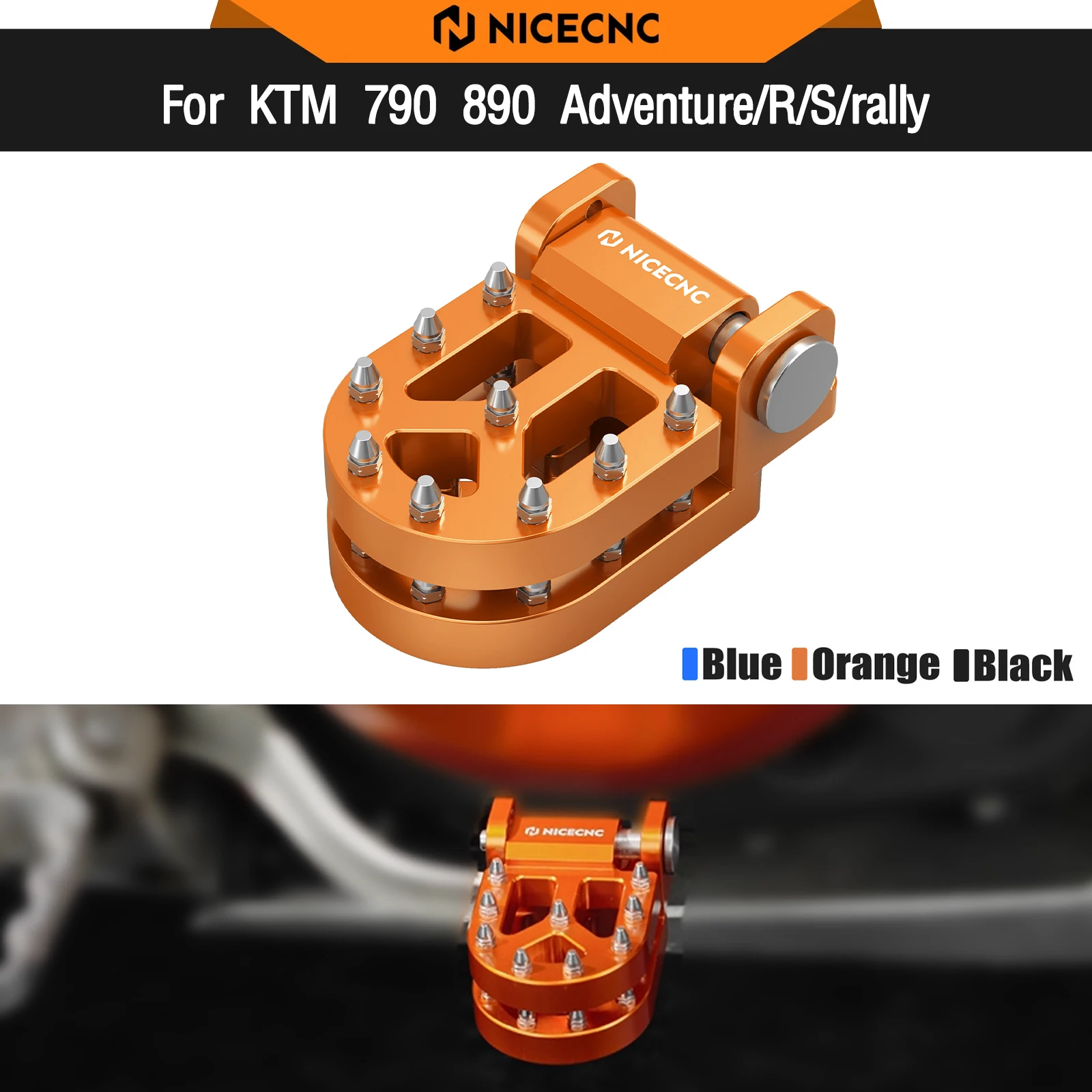 

For KTM 790 890 Adventure R/S/rally 2021-2025 Foot Brake Lever Step Plate 250 390 Adventure 2020-2025 Husqvarna Norden 901 22-25