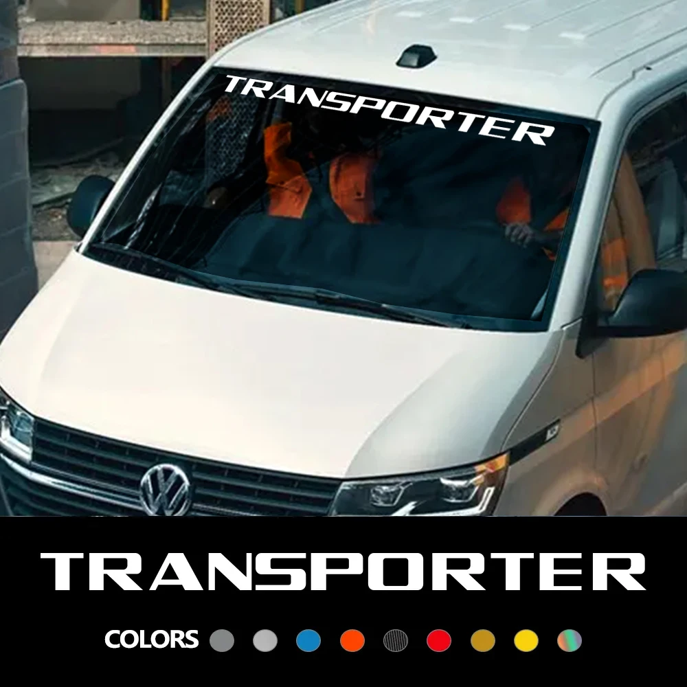 Pegatinas para parabrisas de coche, calcomanías de vinilo con gráficos personalizados para Volkswagen VW Transporter T3 T4 T5 T6 Camper Van, accesorios de sintonización
