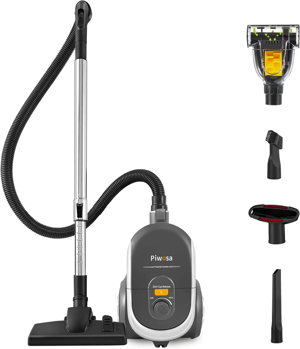 

Мощный пылесос для домашних животных со специальной насадкой, мощностью 1200 Вт и силой всасывания 17 кПа, HEPA-фильтры для твердых полов и ковров