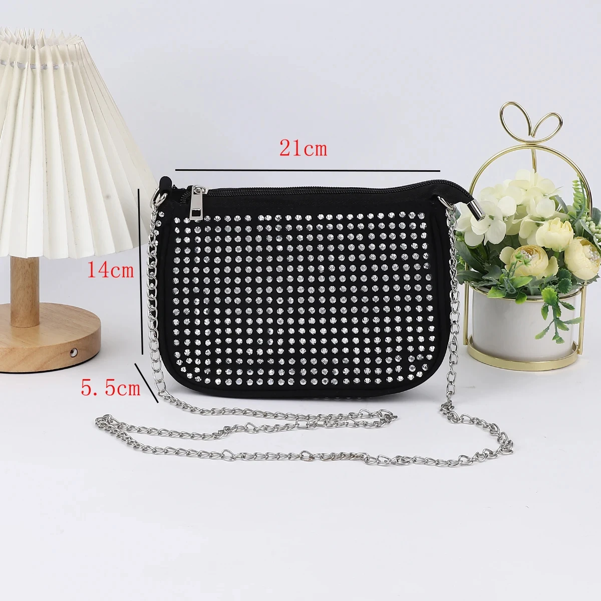 New Diamond Tote Bags for Women High Quality Large Shoulder Bag Cute Purses Crossbody Bag Designer Handbag Full Diamond Satchel