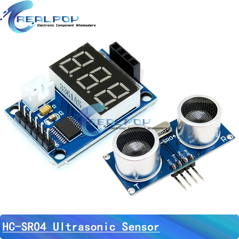 HC-SR04 HCSR04 to world Ultrasonic Wave Detector Ranging Module HC-SR04 HC SR04 HCSR04 Distance Sensor Display Distance Meter