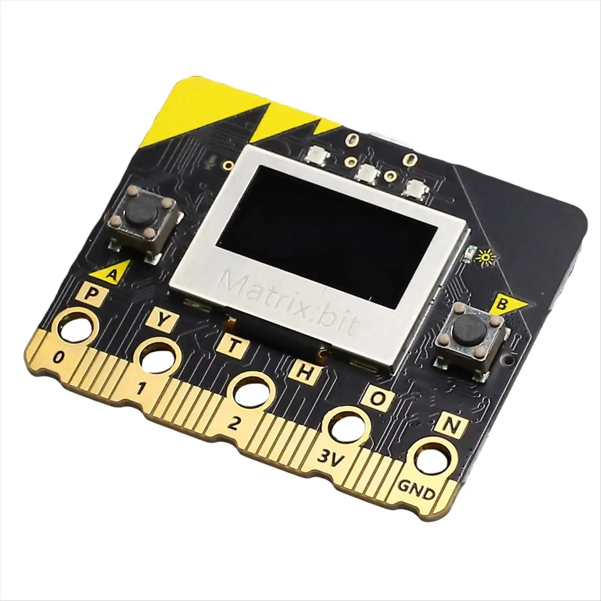AA80 Matrix: Bit Development Board 0.96 Inch OLED 2.4G Radio/WIFI/BLE Bluetooth C++/Python/Mind+Graphical Programming