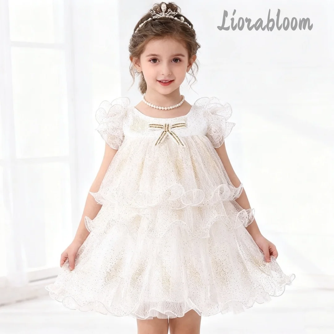 

Flower Girl Dress Custom Formal Knee-Length Dress