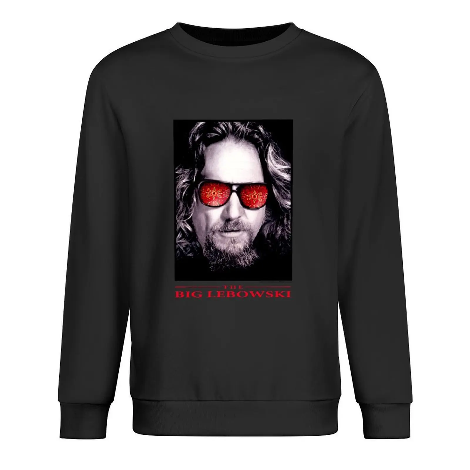

The Big Lebowski Rug Reflection Sunglasses Poster Pullover japanese style men's clothes winter clothes anime sweatshirt