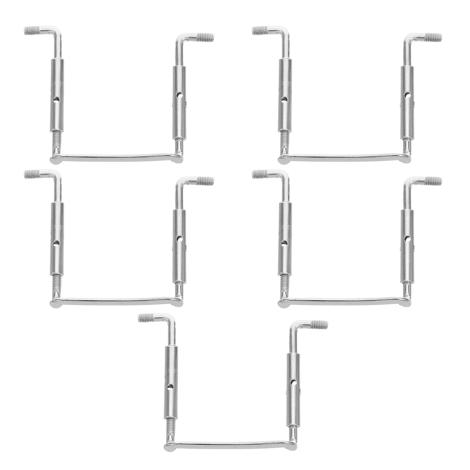 

5 Pcs Metal Violin Chin Rest Clamp Replacement Chinrest Screw Parts Adjuster Screws