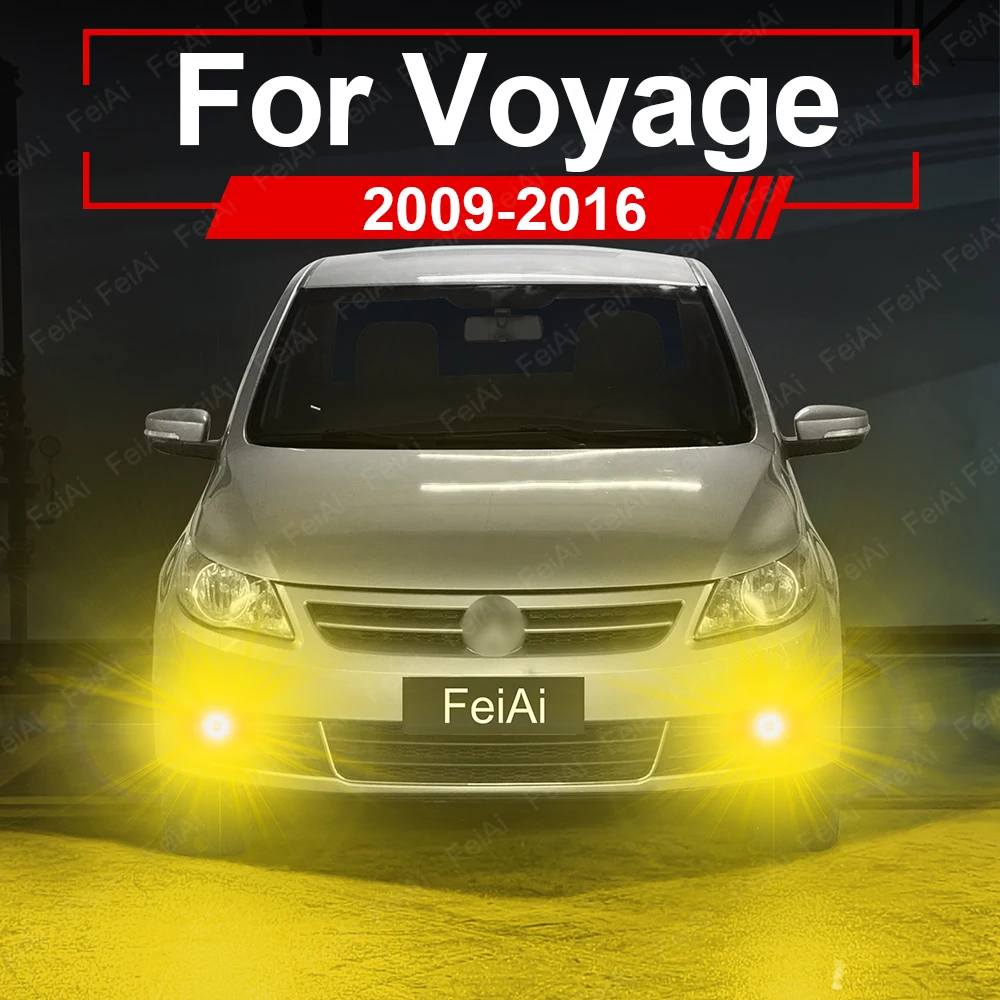 Luces Antiniebla LED para Volkswagen Voyage, Bombillas LED para Modelos 2009, 2010, 2011, 2012, 2013, 2014, 2015, 2016, Accesorios para Voyage, Luces Antiniebla Delanteras LED para Automóvil