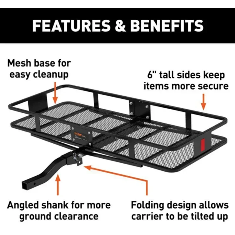 for Trailer Bar Mounting Luggage Basket Trailer Basket Tail Basket