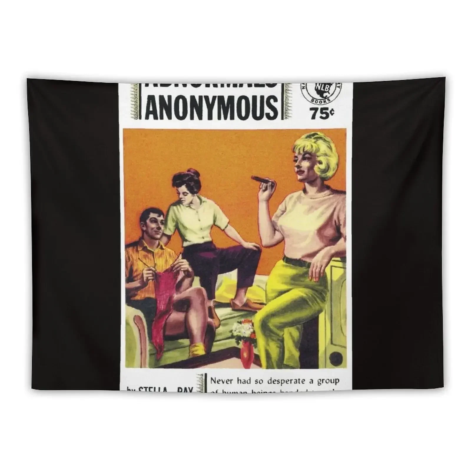 

Abnormals Anonymous Pulp Novel Cover Tapestry Decoration Bedroom Wallpaper Bedroom Decoration Wall Art Tapestry