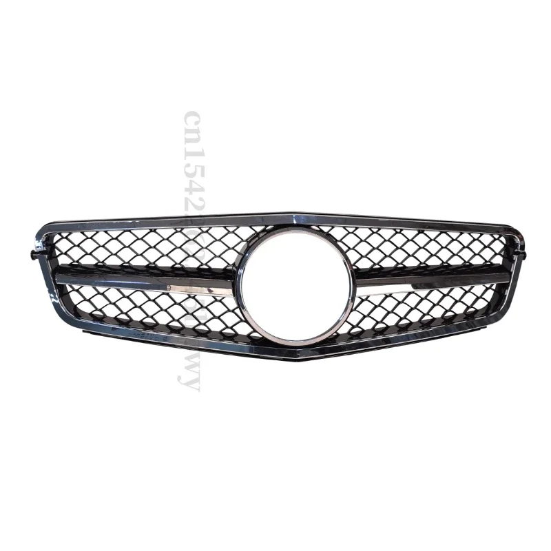Front Grille For Mercedes Benz W204 C Class AMG Style 2008-2014 C180 C200 C250  C300 C350 Tuning  Front Grill ABS Bumper Grille view 6