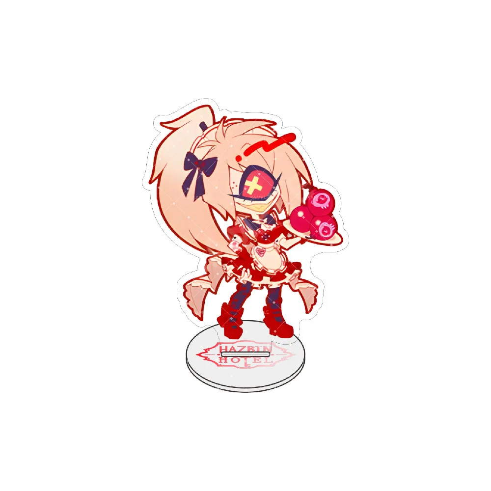 Hazbin Hotel Anime Figur Acryl Stand Alastor Charlie Morningstar Vaggie Engel Staubschale Niffty Spiel Fans Geschenk Ornamente – Detail 11