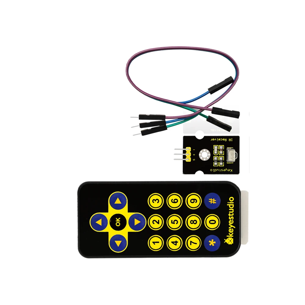 keyestudio Infrared IR Wireless Remote Control Module Kits For Arduino Used In All Kinds Of Remote Control Robots