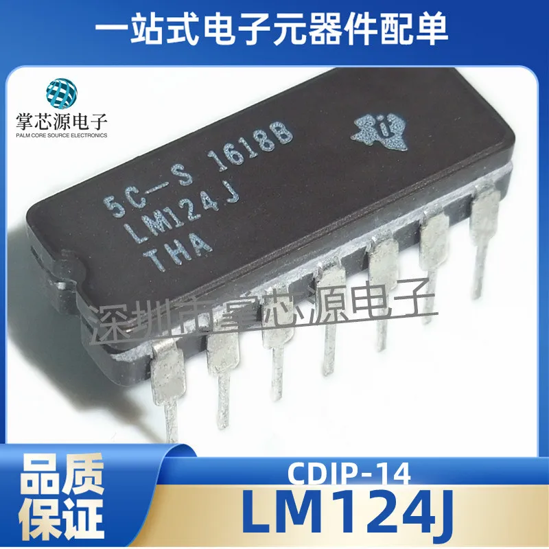 Brand New LM124 LM124J Op Amp CDIP-14 New Stock Hit