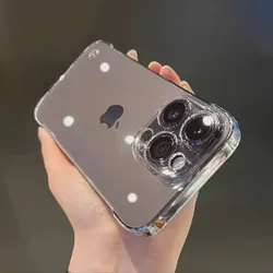 Ultra Thin Transparent Frameless Case For iPhone 16 15 14 13 12 Mini 11 Pro Max X XR XS Plus Hard Plastic Slim Shockproof Cover
