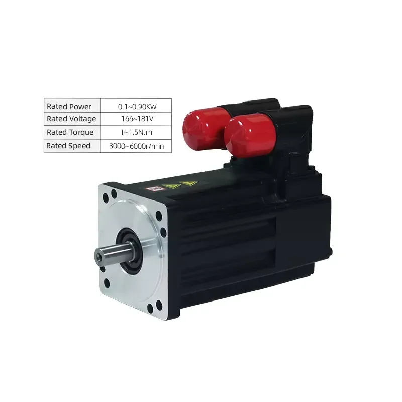 75mm Servo Motor System Kit 0.31~0.9KW 550w 1hp 750w High Speed Ethercat AC Servo Motor with Drive for Cnc Router