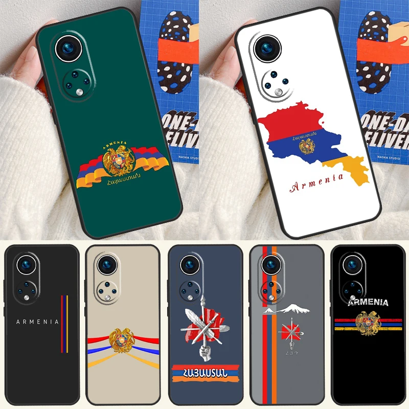 Armenia Armenians Flag Funda For Huawei P20 P30 P40 P60 Pro P Smart Nova 9 5T Honor Magic5 Lite X8 X9 a 50 70 Case