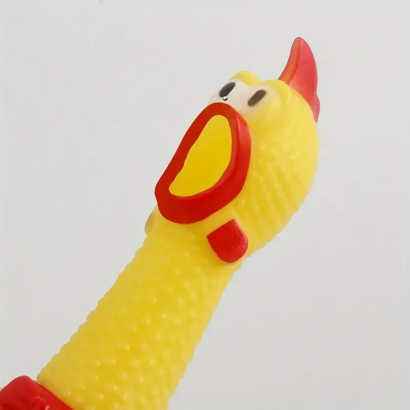 Funny Screaming Chicken Pet Dog Chew Toys Squeeze Sound Molar Chew Toys for Small Medium Large Dogs Chicken Pet Dog Toy Puppy