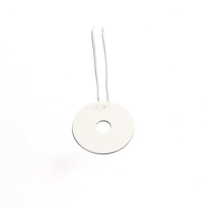 ฮีตเตอร์เซรามิกแบบวงแหวน ODφ 30-IDφ 6 มม. ทนความร้อนสูง MCH ฮีตเตอร์อะลูมินา ฮีตเตอร์ไฟฟ้าแบบเร็ว แผ่นฮีตเตอร์แบน 3.7V 5V 12V 24V