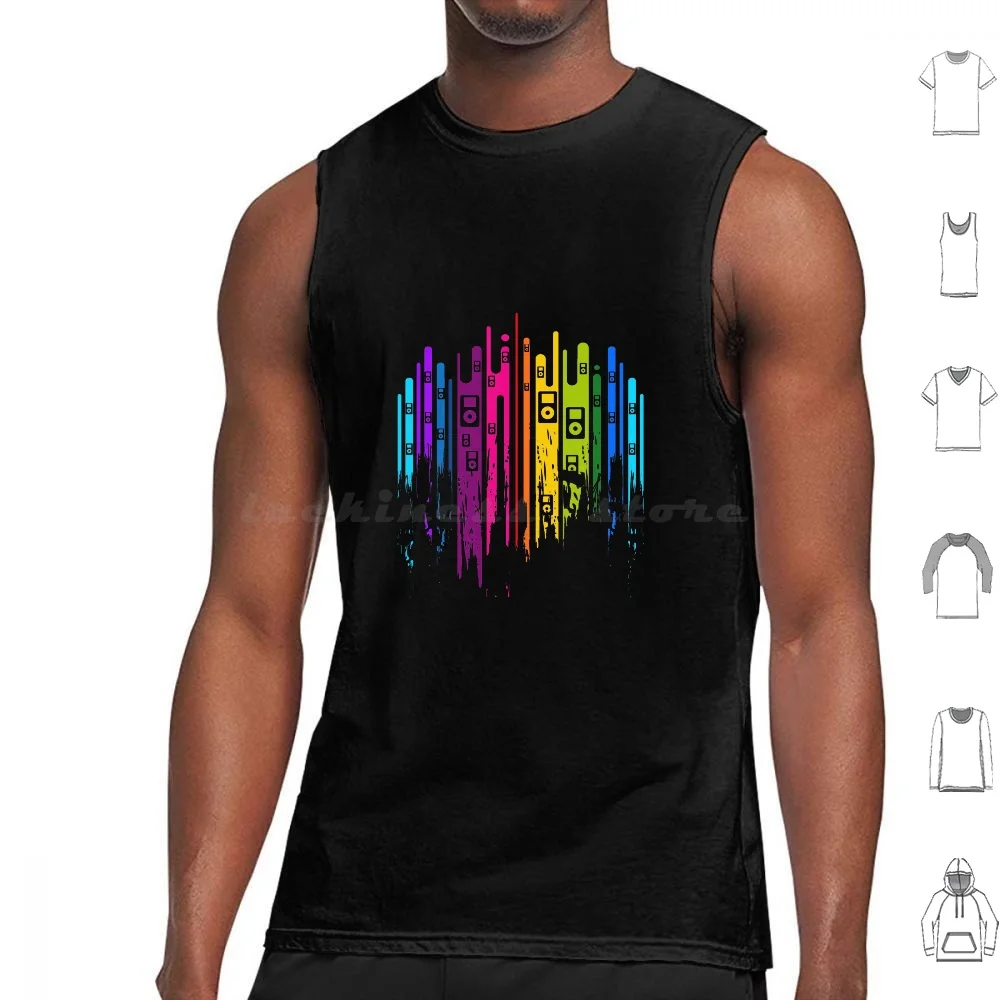 Color Is Music Tank Tops Vest Sleeveless Programmer Coder Software Webdeveloper Developer Engineer It Geek Nerd Future Funny
