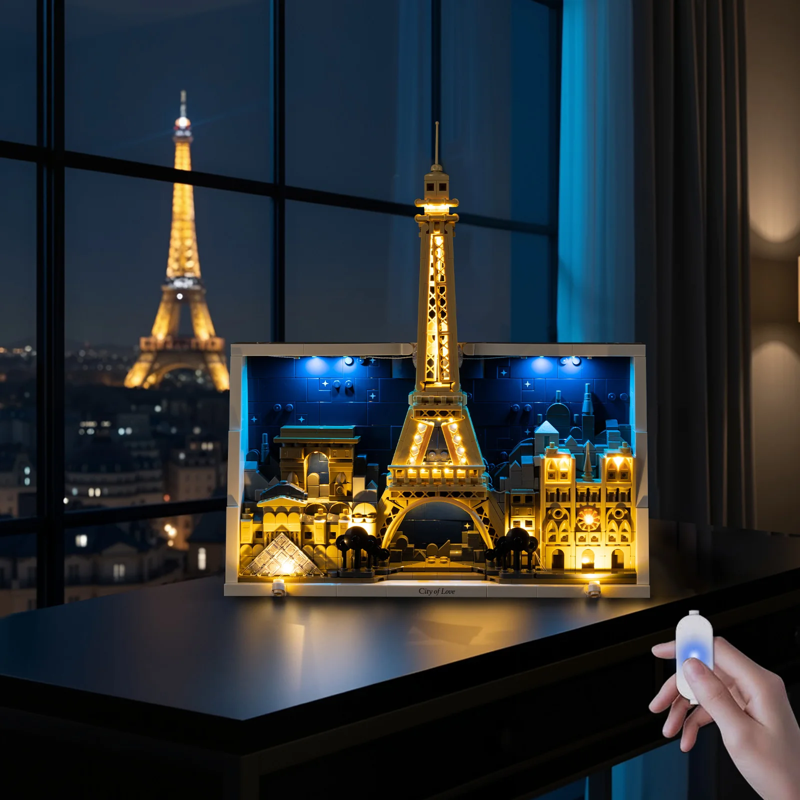 LED Lighting Kit Compatible with Lego Paris City of Love Architectural 21064