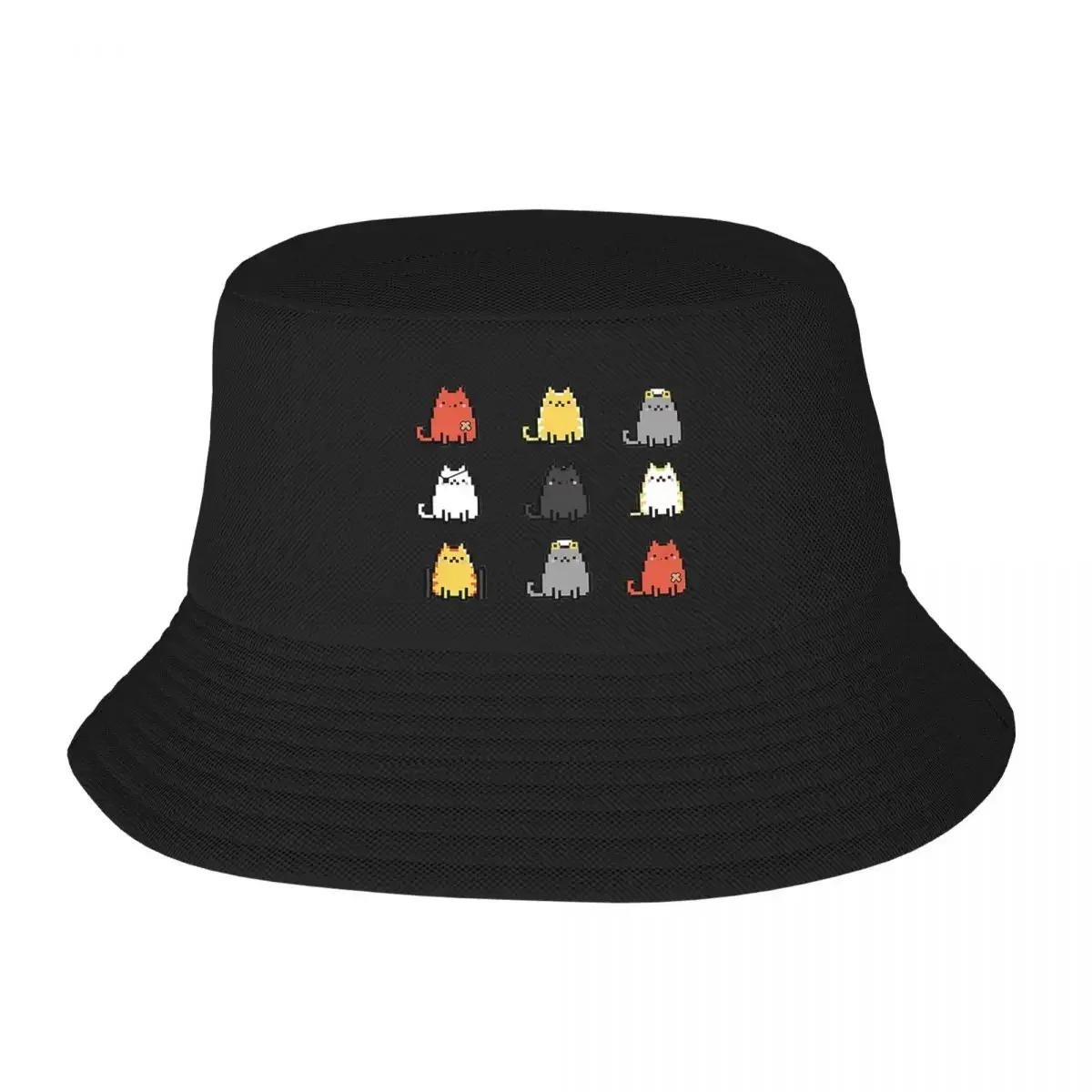 Accessibility A11y Cats Bucket Hats Panama For Man Woman Bob Hats Cool Fisherman Hats Summer Beach Fishing Unisex Caps