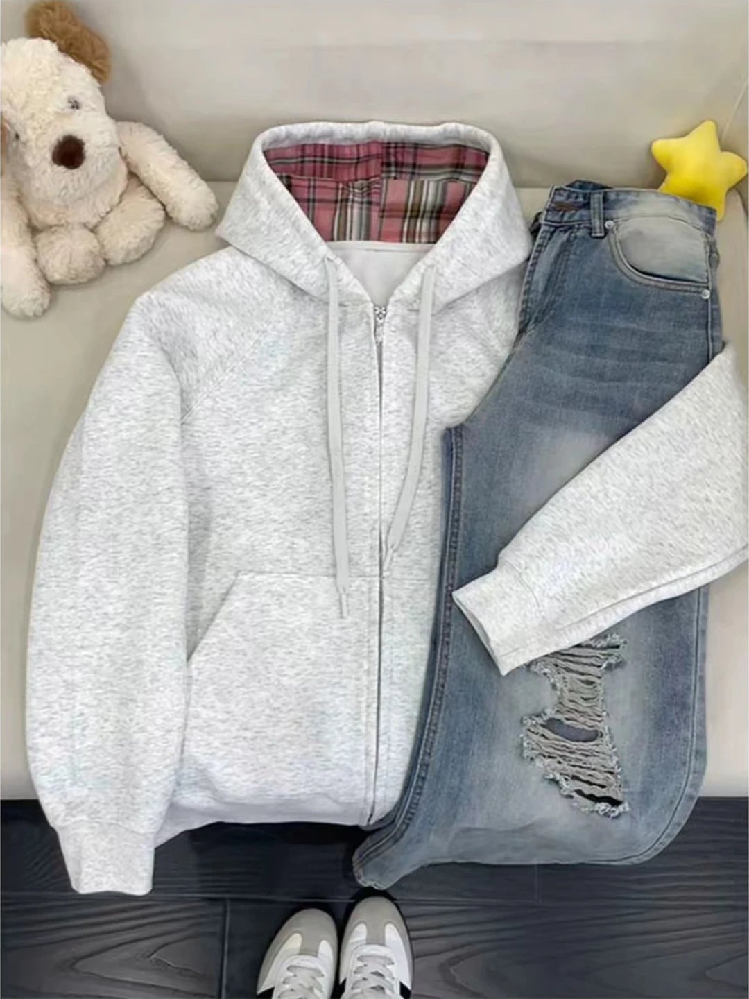 Plaid Patchwork Ey … - image