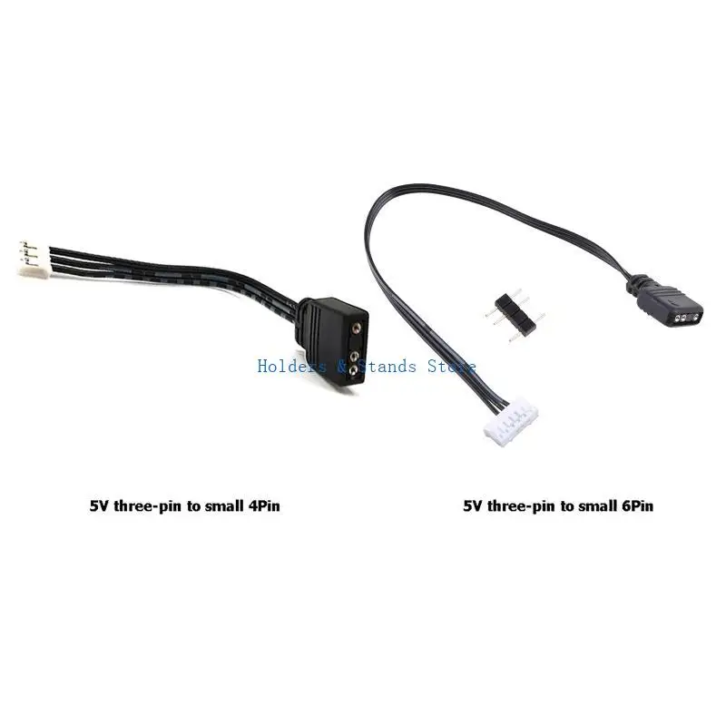 Y4ue для контроллера вентилятора Coolmoon 5 В 3 контакта до 6pin 4pin Transfer Adapter Cable 5V Argb