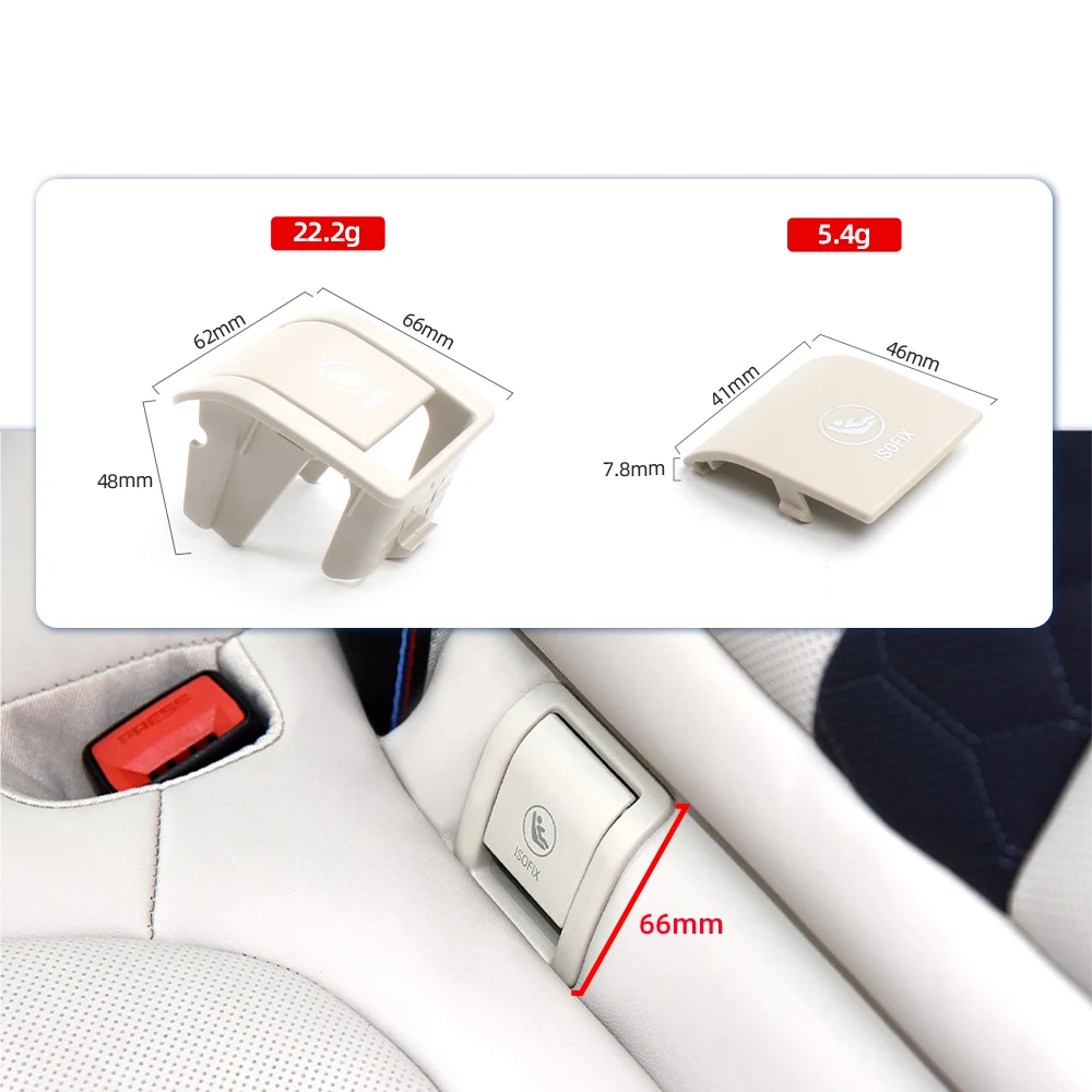 For BMW X5 G05 Rear Child Seat Anchor Safety ISOFIX Cover Restraint Car Rear Seat Hook Buckle cover plate 2019-23 Accessories