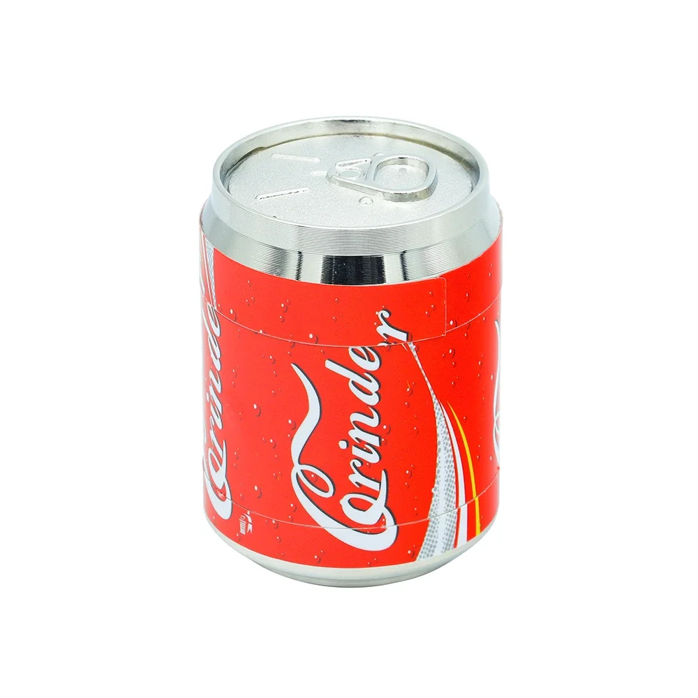 مطحنة علوية بسحاب مقاس 42 مم مع 3 طبقات من مادة سبائك الزنك لطحن الطعام المدمجة والمحمولة