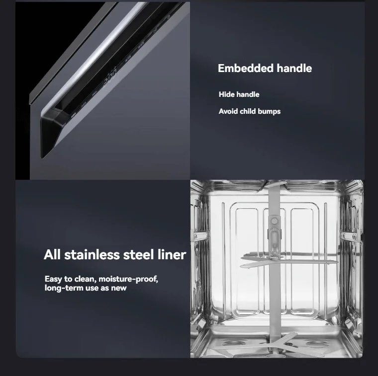 Integrated Sink Dishwasher Xiaomi Mijia Smart Embedded Dual Purpose Dishwasher 16 Sets N1 Large Capacity QMDW1602M Built-in Dish