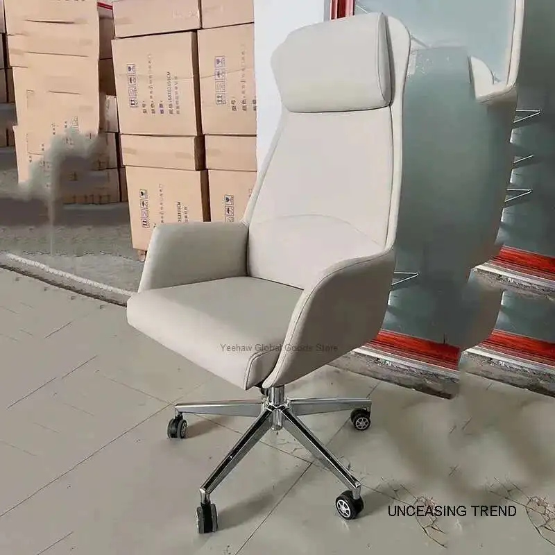 Сиденье Офисный стул Поворотная основа Дизайнерская игровая роскошная современная спинка Оранжевый подлокотник Стулья Подголовник Cadeiras Мебель для спальни