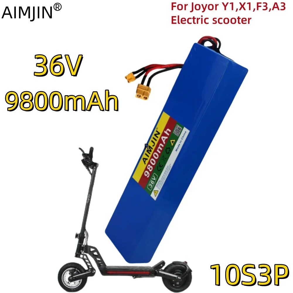 

10S3P 18650 36V 9800mAh Suitable XT60+XT30 For Joyor Y1 X1 F3 A3 Electric Scooter Battery